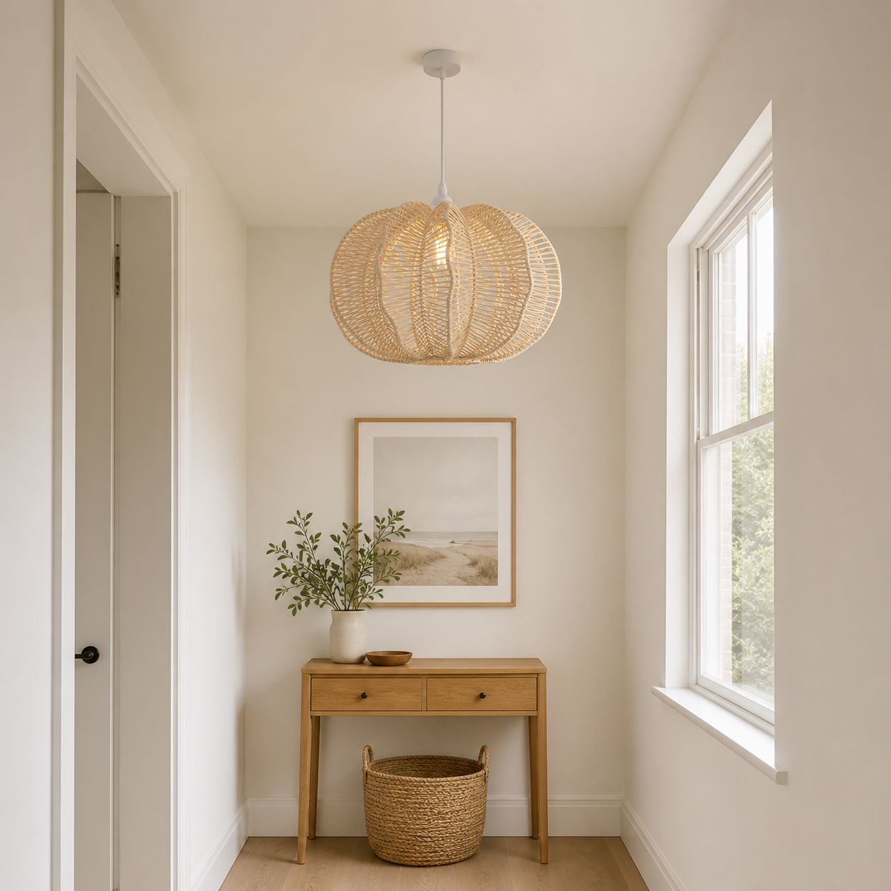 Lightsin Woven Rattan Ceiling Light for a Serene Ambiance Lightsin UK