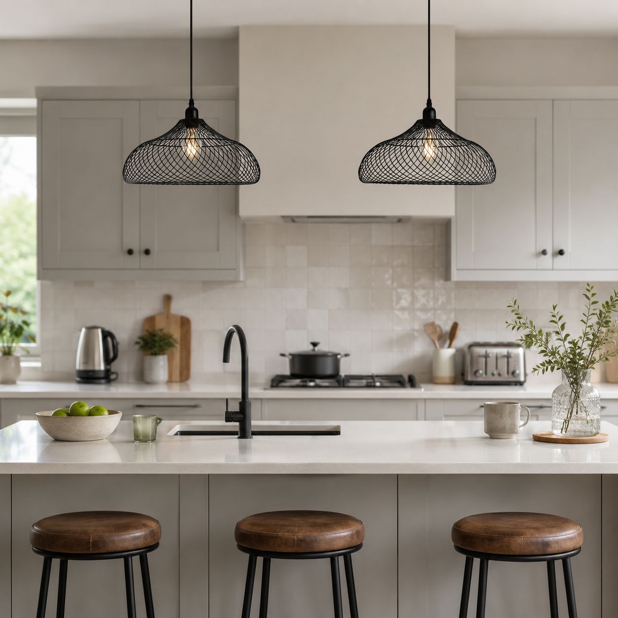 Glyph-Lightsin Industrial Style Black Iron Pendant Light with Spiral Design Lightsin UK