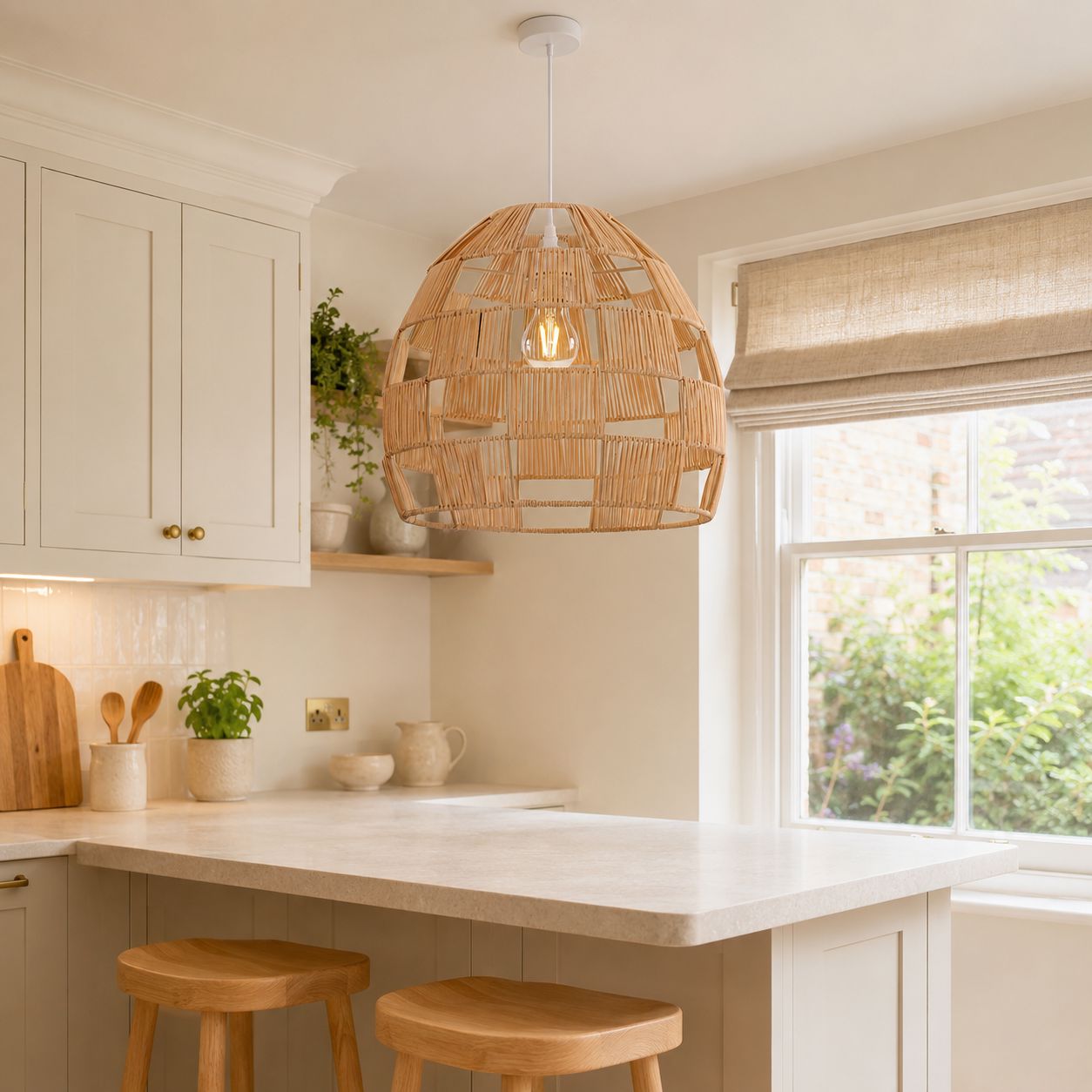Lightsin Handwoven Rattan Pendant Light for a Warm & Stylish Ambiance Lightsin UK