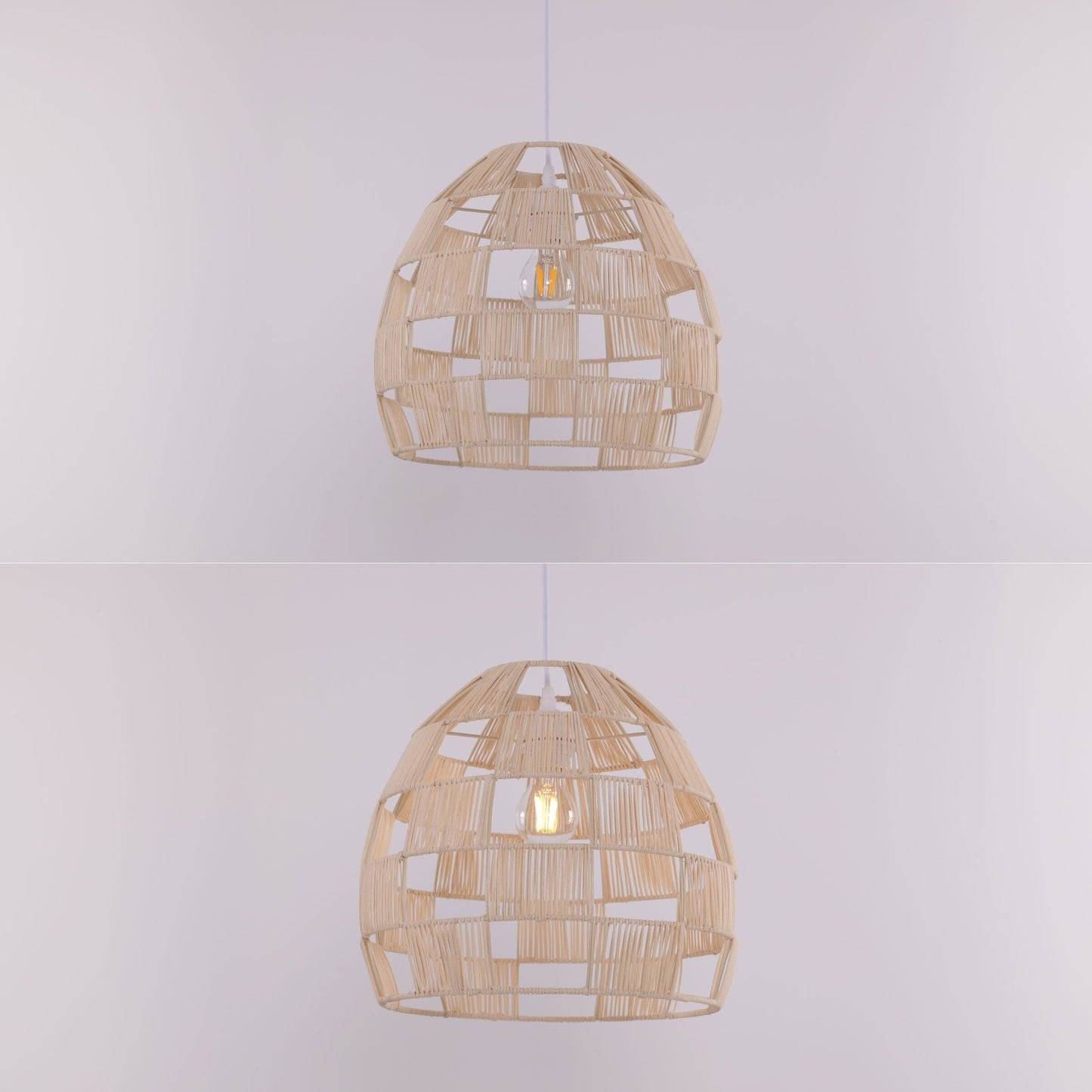 Lightsin Handwoven Rattan Pendant Light for a Warm & Stylish Ambiance Lightsin UK