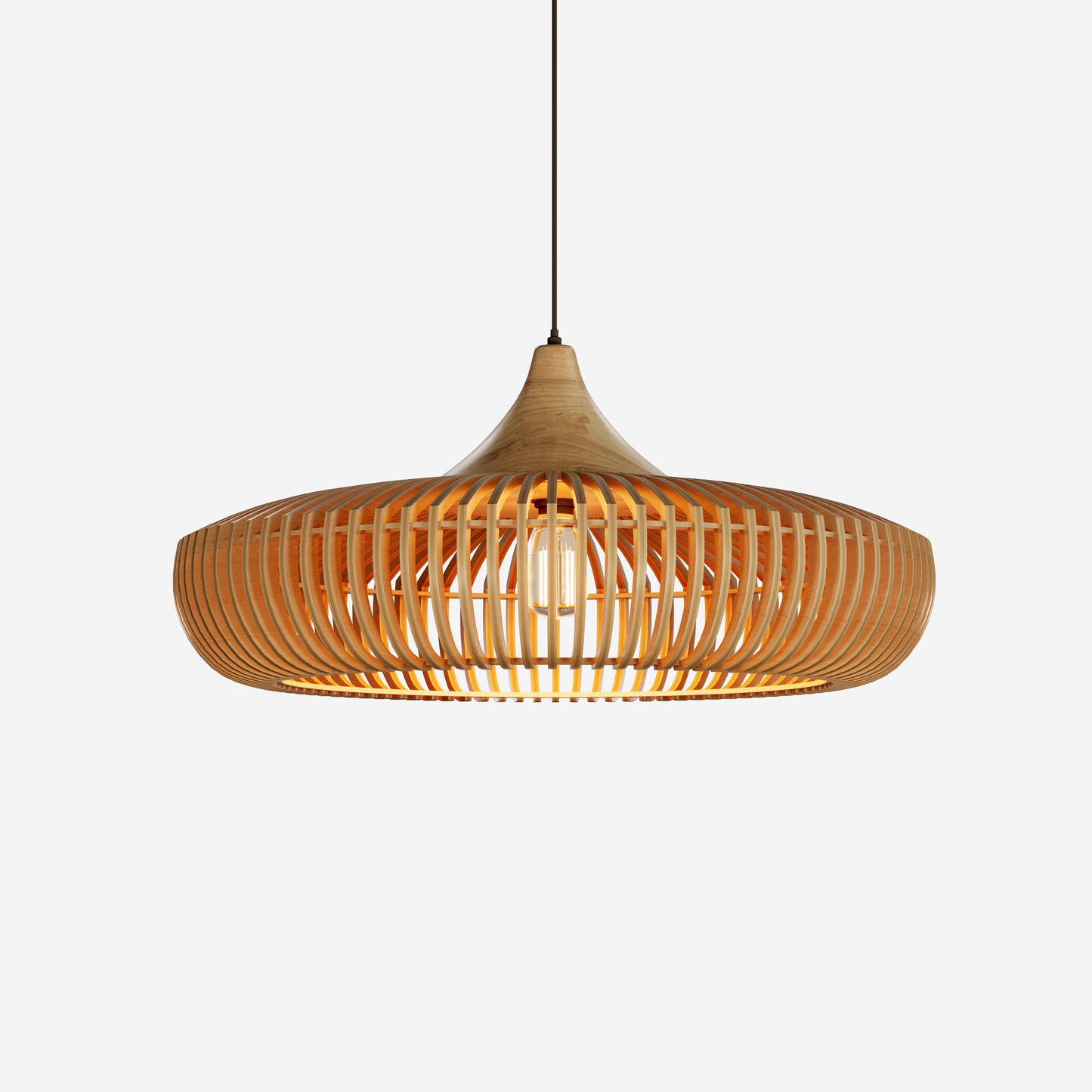 Shadome-Handcrafted Wooden Kitchen Pendant Light Fixtures