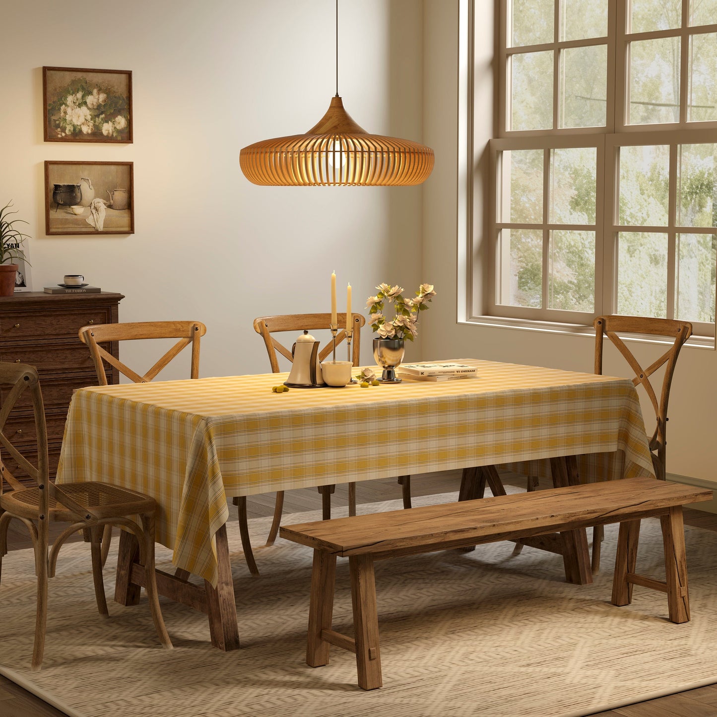 Shadome-Lightsin Handcrafted Wooden Kitchen Pendant Light Fixtures Lightsin UK