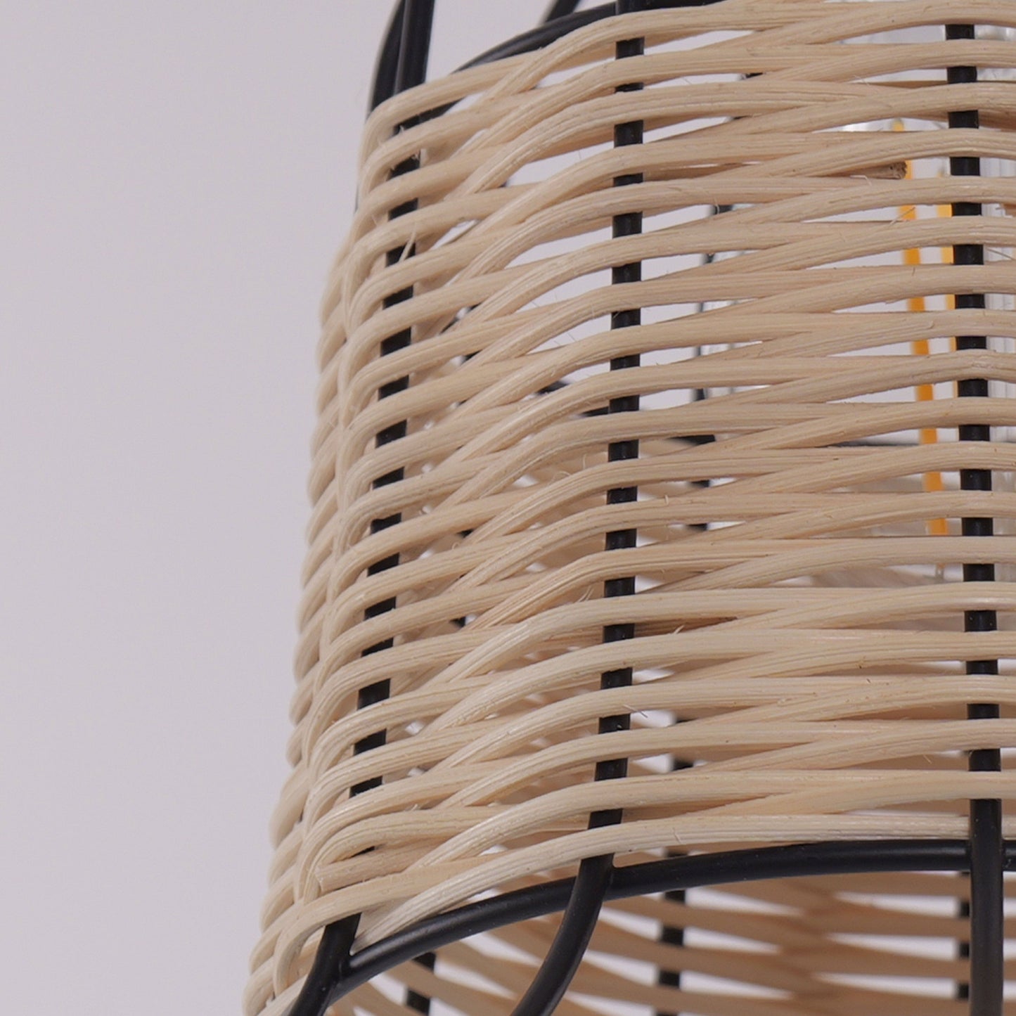 Living Nest UK Basket-Inspired Bar Pendant Light Natural Rattan Pendant Lighting Living Nest UK