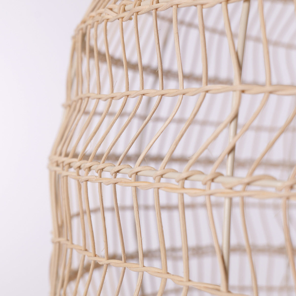 Lightsin Natural Rattan Pendant Light with Optional Woven Inner Sphere Lightsin UK