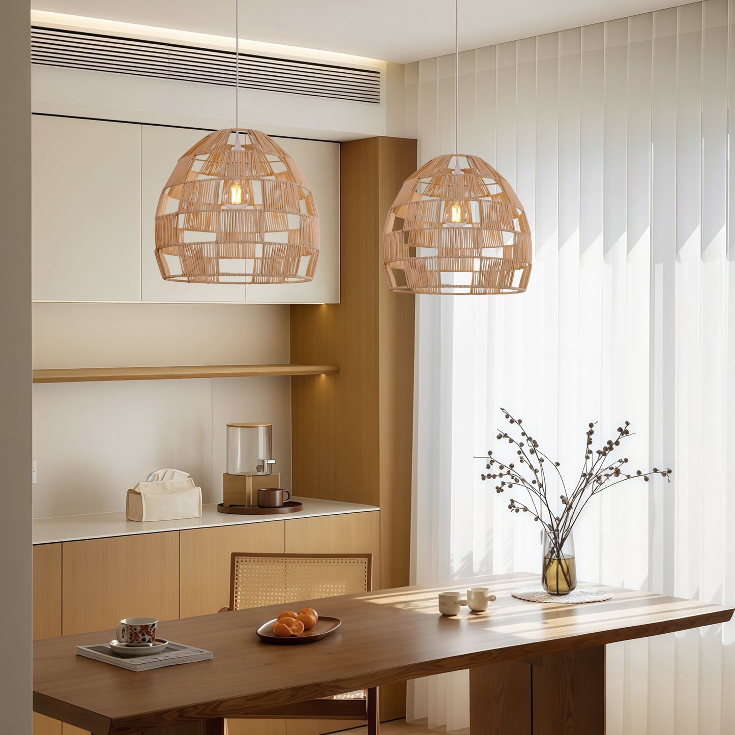 Lightsin Handwoven Rattan Pendant Light for a Warm & Stylish Ambiance Lightsin UK