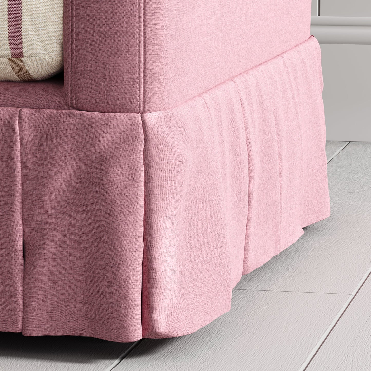 Cottonfy Country Check Sofa with Removable Skirted Covers Living and Home