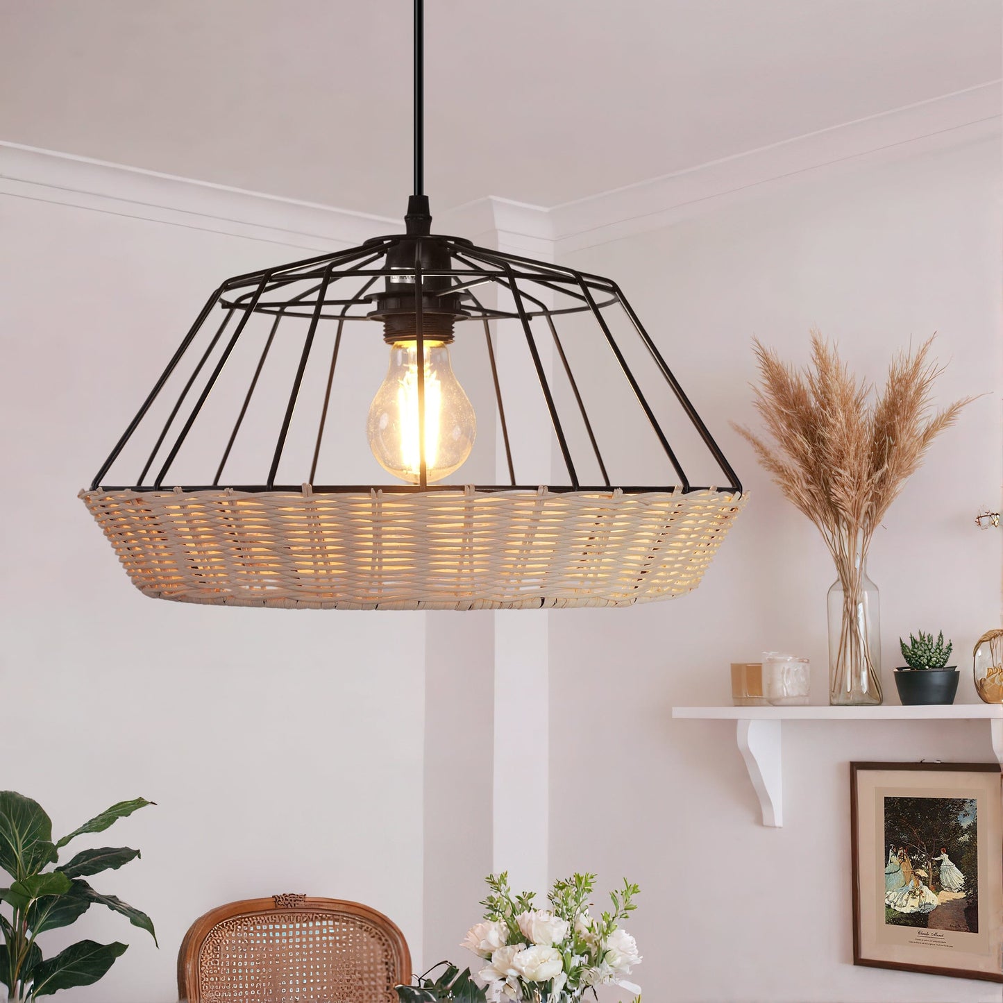 Lightsin Geometric Bamboo Pendant Light for a Touch of Natural Modernity Lightsin UK