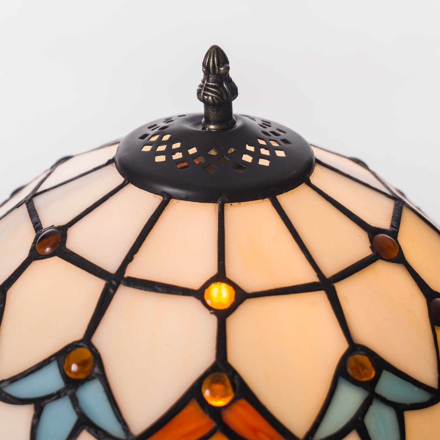 Lightsion Tiffany Table Lamp | Handcrafted Stained Glass Butterfly Series Lightsin UK