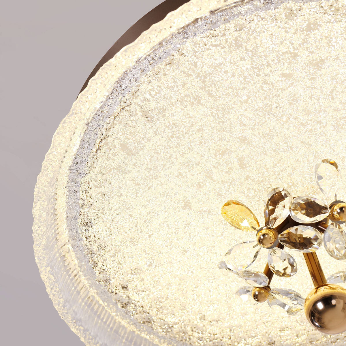 36 inch reversible ceiling fan with LED light highlighting the blade and light ring