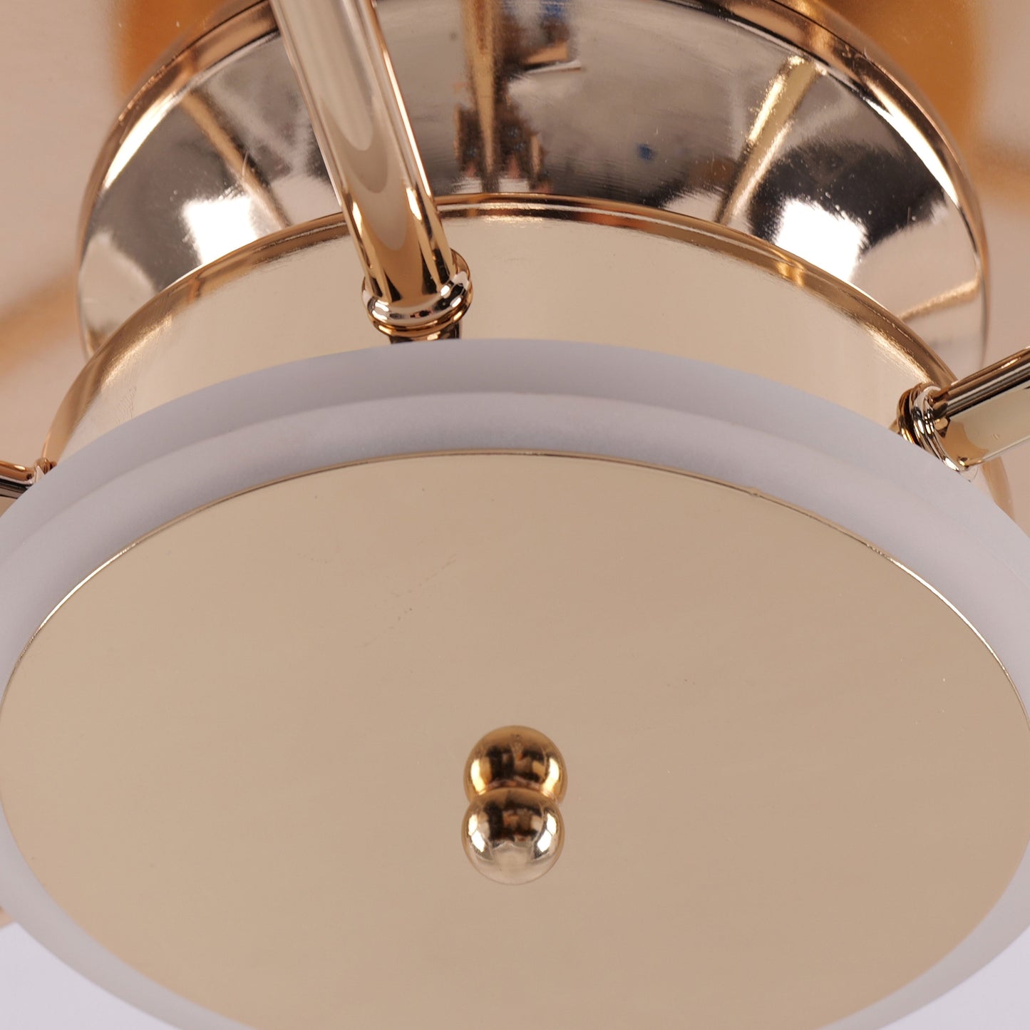 Lightsin Ceiling Fan Light with 6-Speed Control in Copper and Acrylic Lightsin UK