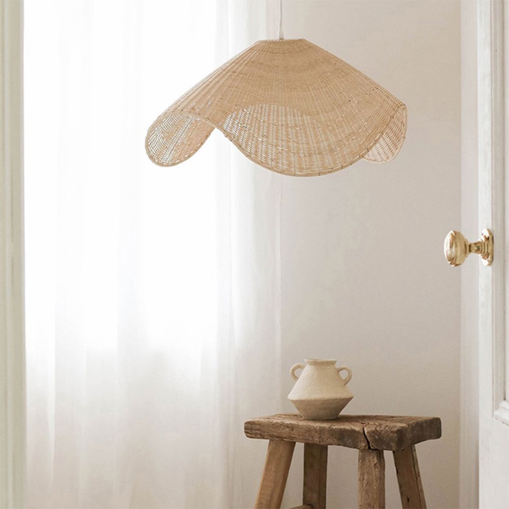 Lightsin Rustic Rattan Handcrafted Pendant Light for Living Room Lightsin UK