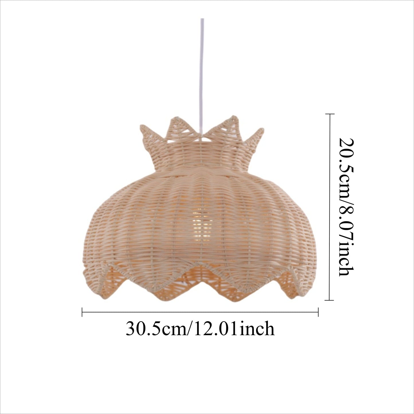 Lightsin Handwoven Paper Rope Pendant Light for a Natural & Cozy Ambiance Lightsin UK