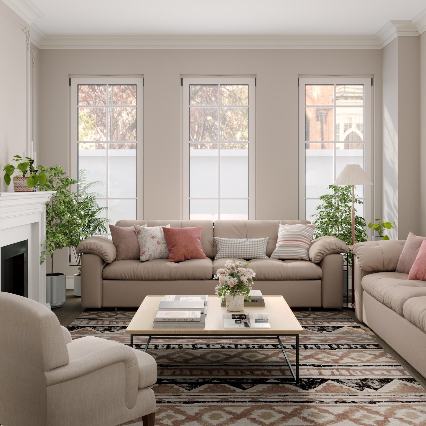#Colour_Taupe pink