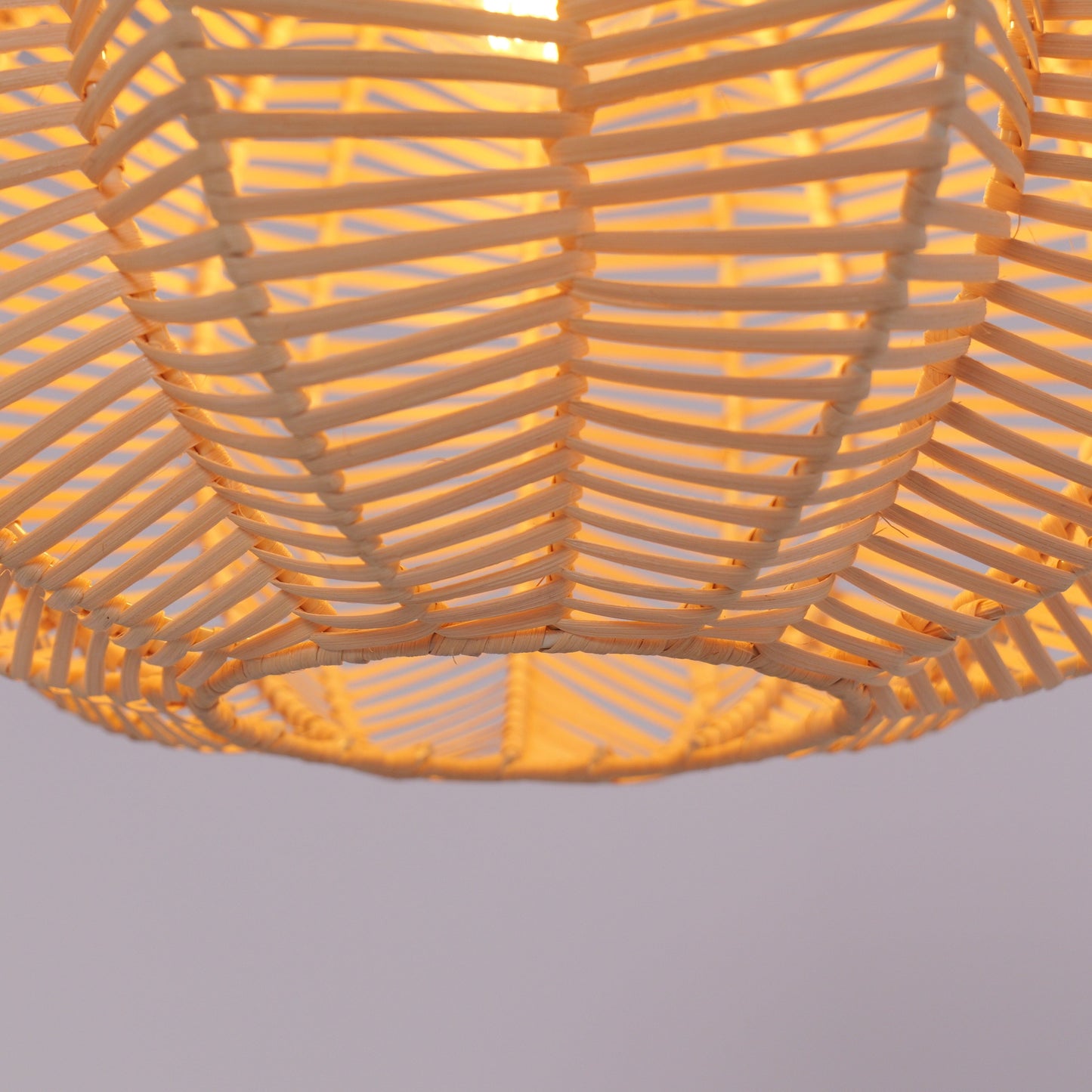 Lightsin Scandinavian Round Rattan Hanging Lamp Lightsin UK