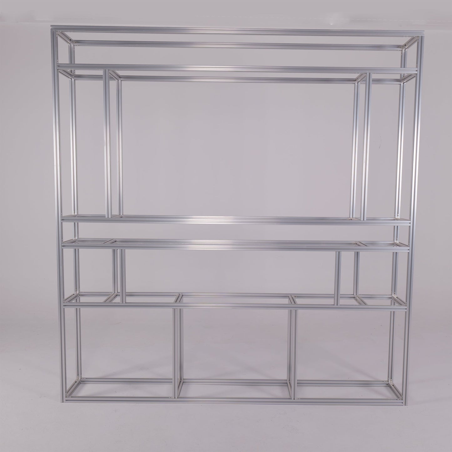 Easy-to-Install Aluminum Profile Media Wall Frame