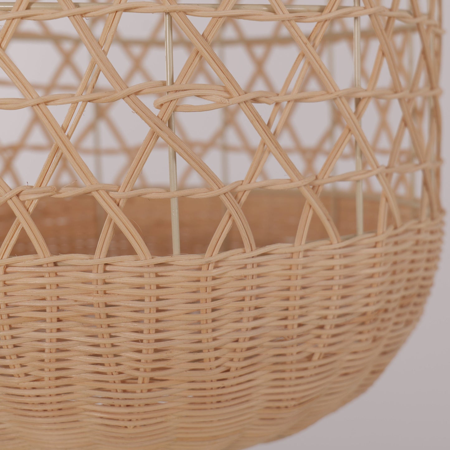 Lightsin Japanese Capsule-Shaped Rattan Pendant Light Lightsin UK