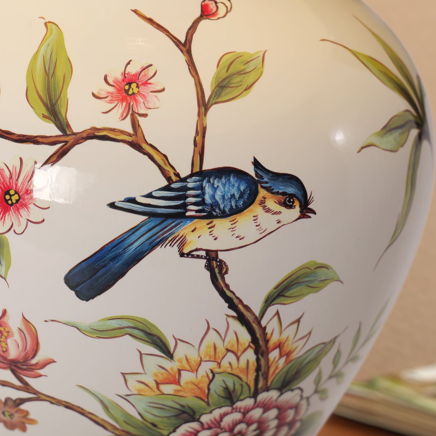 Chinoiserie Hand-Painted Ceramic Table Lamp Collection