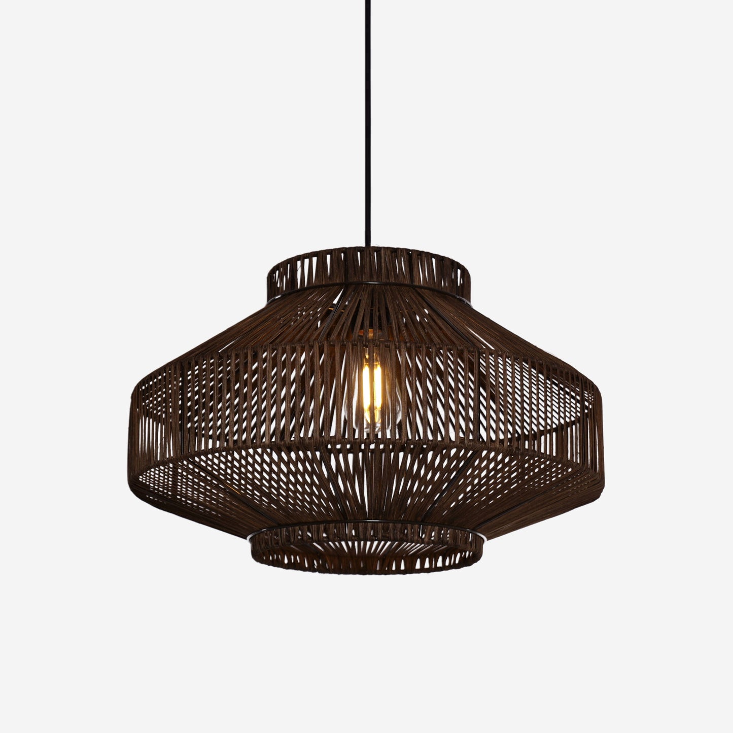 Living Nest UK Rattan Pendant Light for Modern Boho Interiors Perfect for Kitchen Pendant Lighting and Living Spaces Living Nest UK