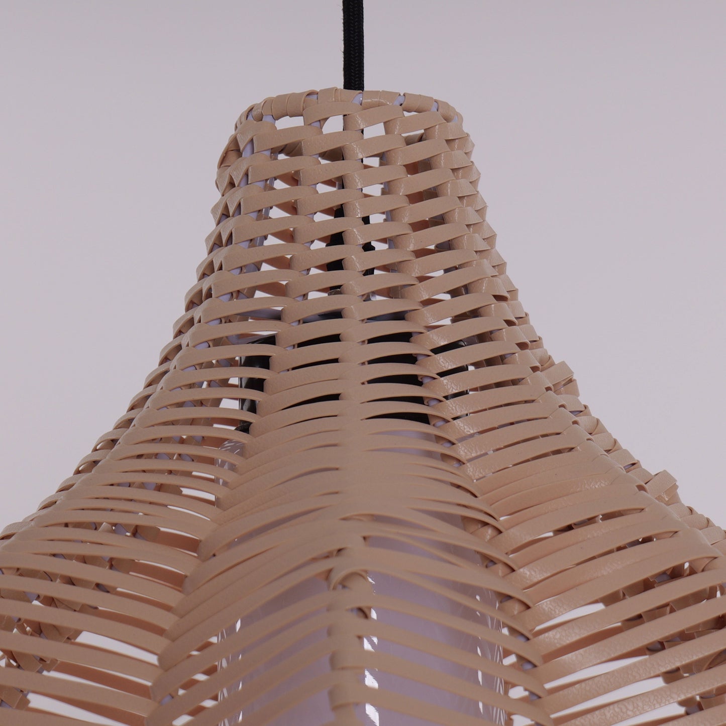 Lightsin Minimalist Handmade Wooden Rattan Pendant Light Lightsin UK