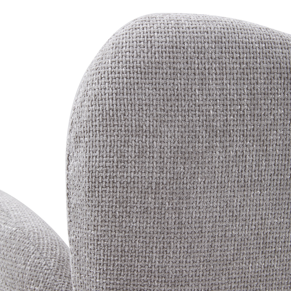 Chenille Upholstered Swivel Chair Armchair
