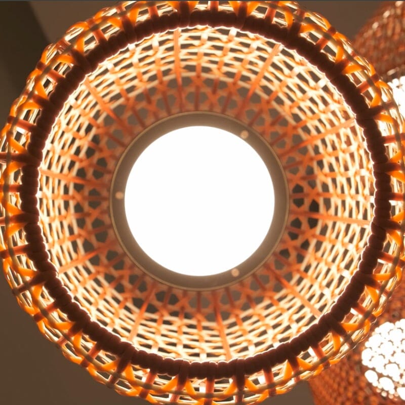 Living Nest UK Designer High-End Handwoven Multi-Light Outdoor Pendant Light Living Nest UK
