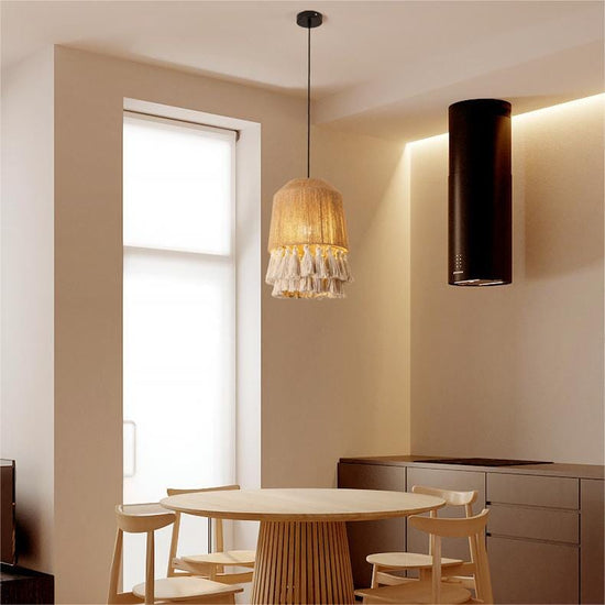 Lightsin Bohemian Creative Tassel Handmade Hemp Rope Pendant Light Lightsin UK 