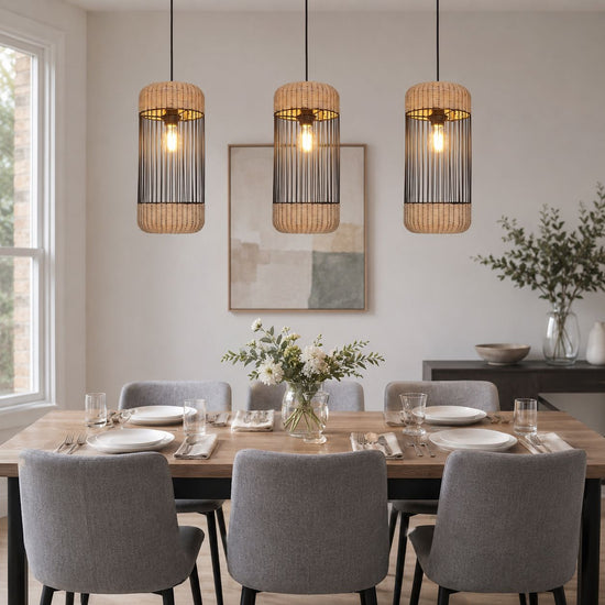 Glyph-Lightsin Cylinder-Inspired Rattan Pendant Light for Warm Natural Elegance Lightsin UK 