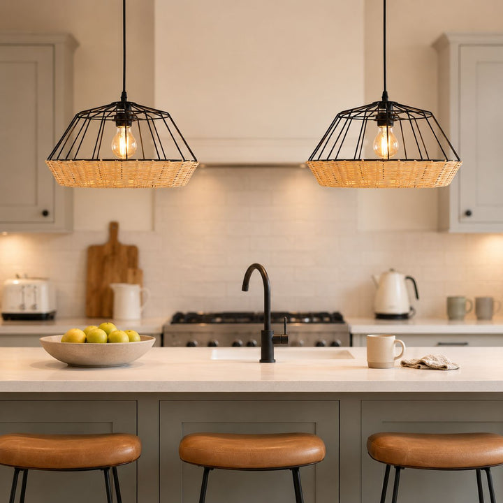 Lightsin Geometric Bamboo Pendant Light for a Touch of Natural Modernity Lightsin UK 