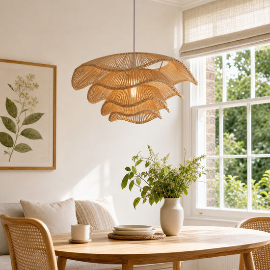 Lightsin Multi-tiered rattan pendant lamp Lightsin UK 