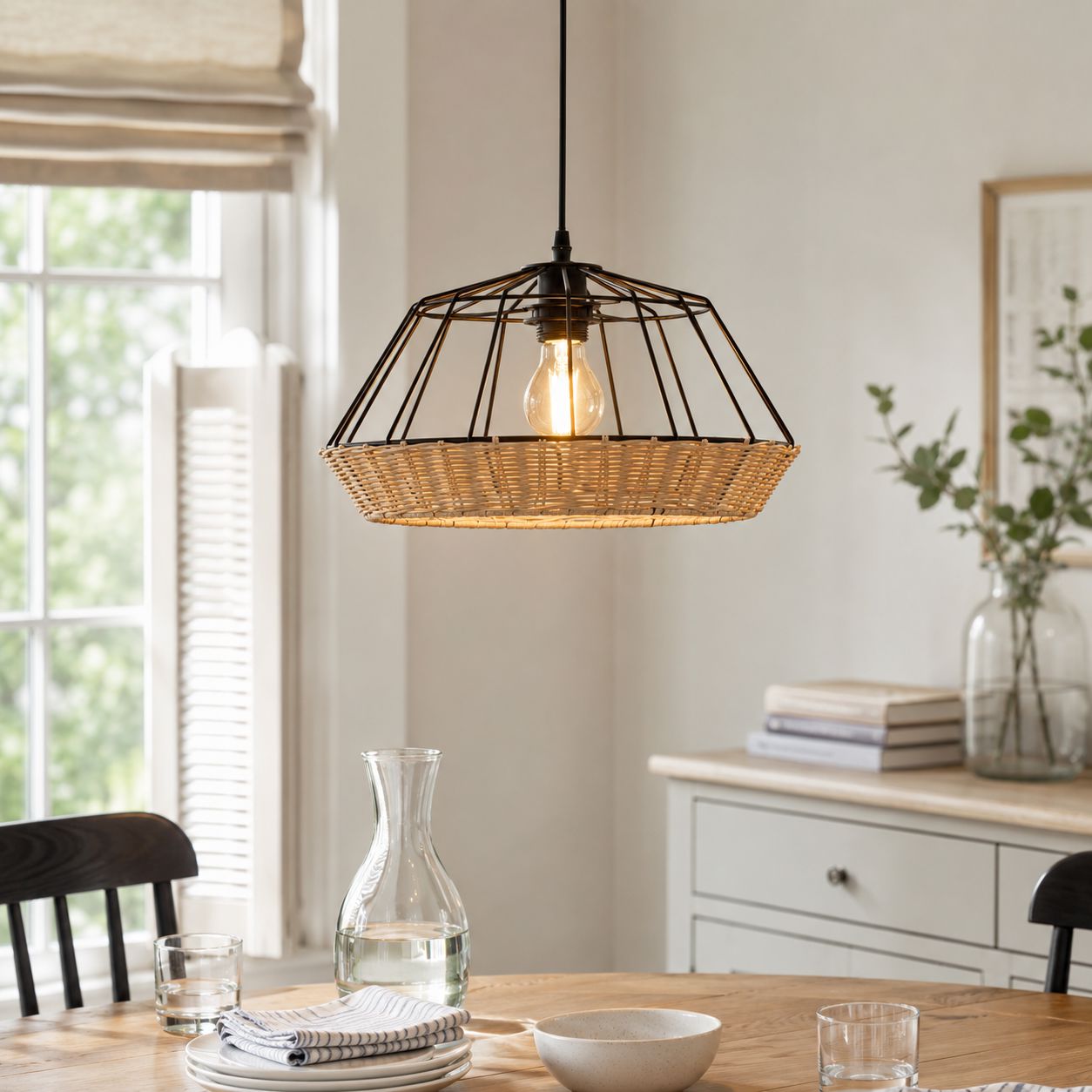 Glyph-Lightsin Geometric Bamboo Pendant Light for a Touch of Natural Modernity Lightsin UK 