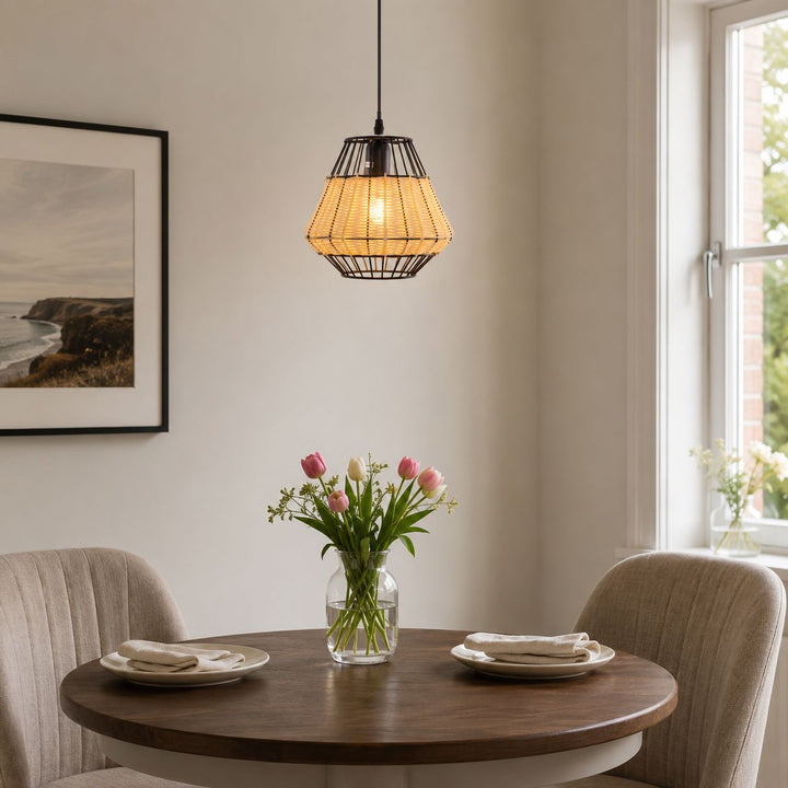 Glyph-Lightsin Hexagonal Woven Pendant Light for Natural Warmth and Modern Style Lightsin UK 