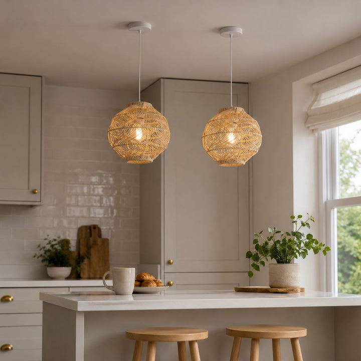 Lightsin Artisanal Rattan Pendant Light for Warm Interiors Lightsin UK 