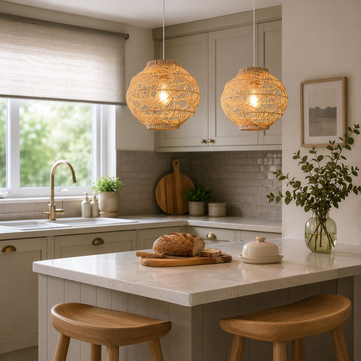 Lightsin Artisanal Rattan Pendant Light for Warm Interiors Lightsin UK 