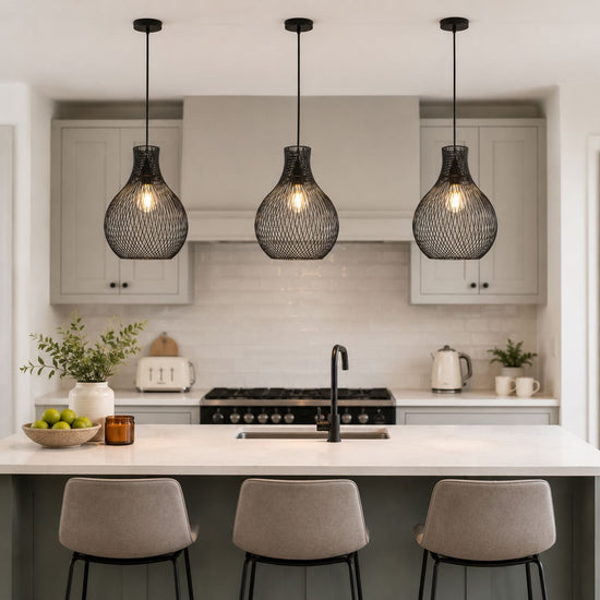 Glyph-Lightsin Minimalist Black Wire Cage Pendant Light for Home Decor Lightsin UK 