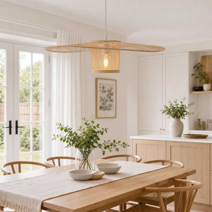 Lightsin Bamboo Pendant Light for Organic Elegance and Warmth Lightsin UK 