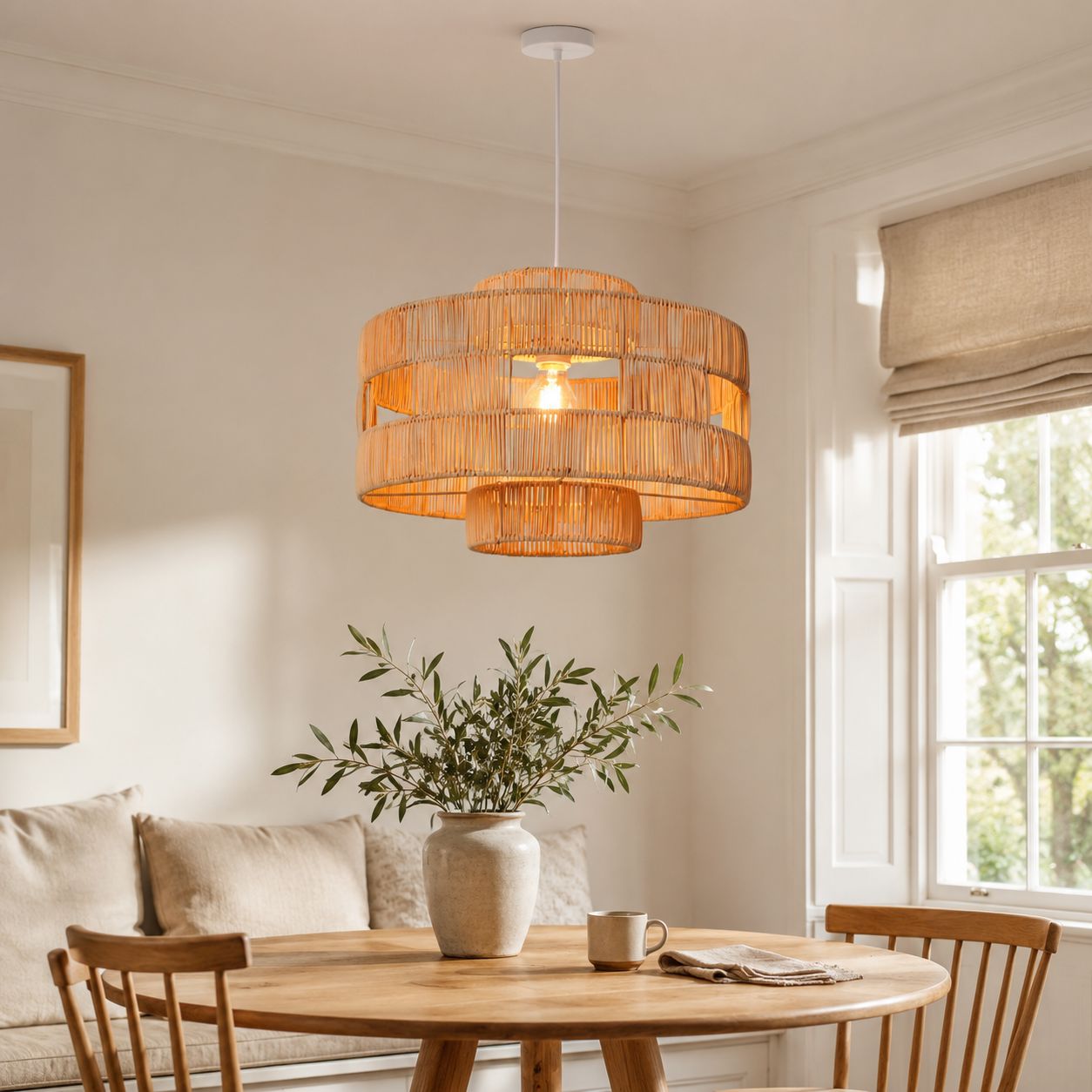 Lightsin Handcrafted Rattan Pendant Lamp for a Warm Touch Lightsin UK 
