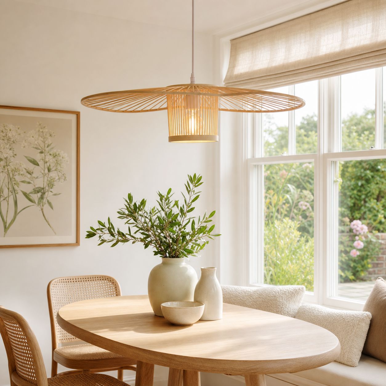 Lightsin Bamboo Pendant Light for Organic Elegance and Warmth Lightsin UK 
