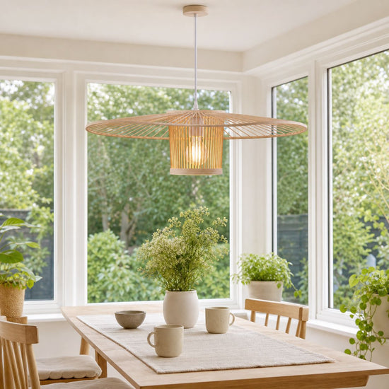 Lightsin Bamboo Pendant Light for Organic Elegance and Warmth Lightsin UK 