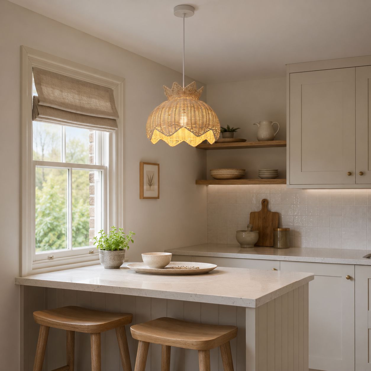 Lightsin Handwoven Paper Rope Pendant Light for a Natural & Cozy Ambiance Lightsin UK 