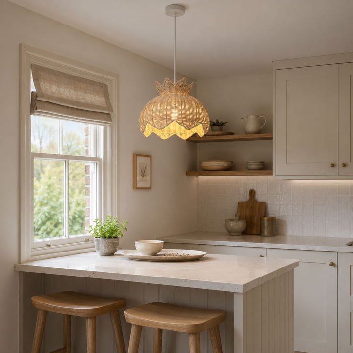 Lightsin Handwoven Paper Rope Pendant Light for a Natural & Cozy Ambiance Lightsin UK 