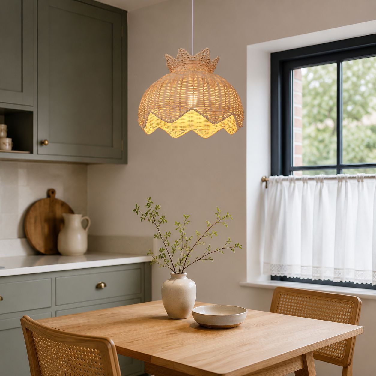 Lightsin Handwoven Paper Rope Pendant Light for a Natural & Cozy Ambiance Lightsin UK 