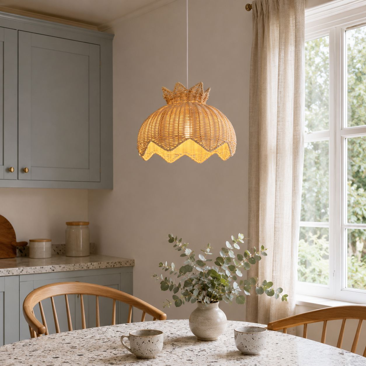 Lightsin Handwoven Paper Rope Pendant Light for a Natural & Cozy Ambiance Lightsin UK 