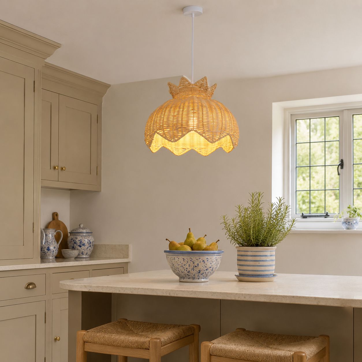 Lightsin Handwoven Paper Rope Pendant Light for a Natural & Cozy Ambiance Lightsin UK 