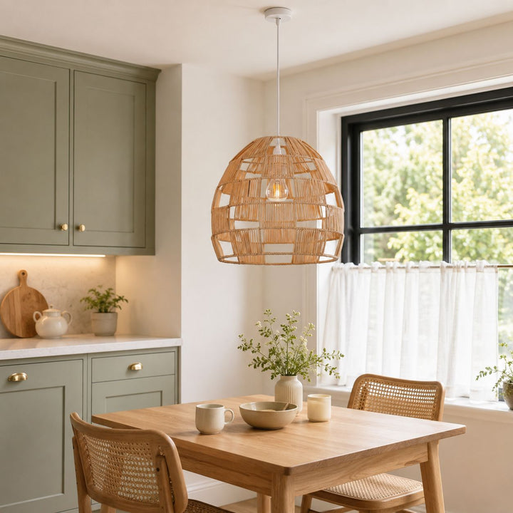 Lightsin Handwoven Rattan Pendant Light for a Warm & Stylish Ambiance Lightsin UK 