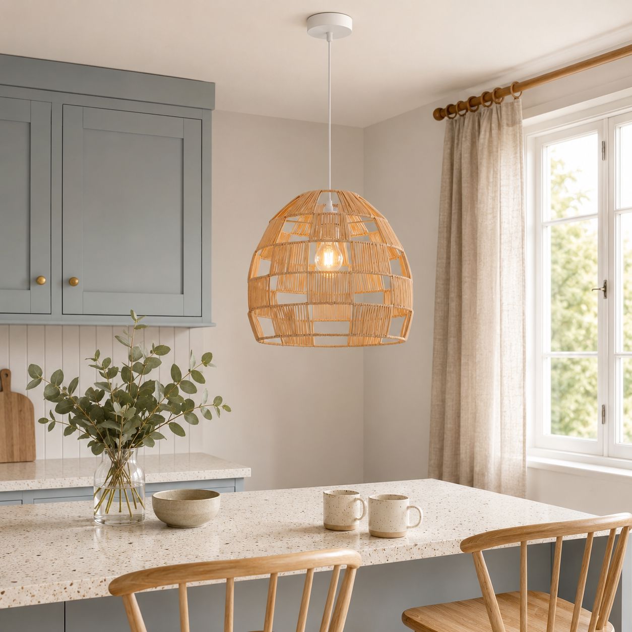 Lightsin Handwoven Rattan Pendant Light for a Warm & Stylish Ambiance Lightsin UK 