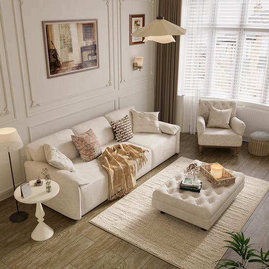 Convenient Remote Control Modular Chaise Sofa Bed
