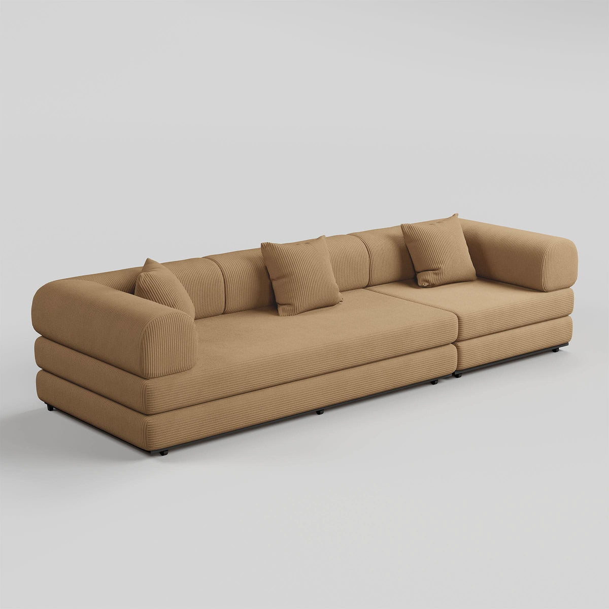 Cottonfy Matcha Toast Sofa Bed May Sale Cottonfy UK Khaki 300 CM 