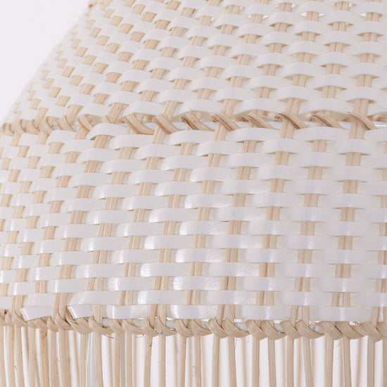 Living Nest UK Handwoven Rattan Pendant Light for Kitchen and Boho-Style Interiors Living Nest UK