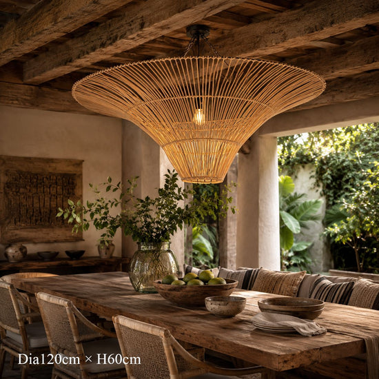 Lightsin Flying Saucer-Shaped Ceiling Light for Dining Room & Kitchen Island, 60-120cm Lightsin UK 