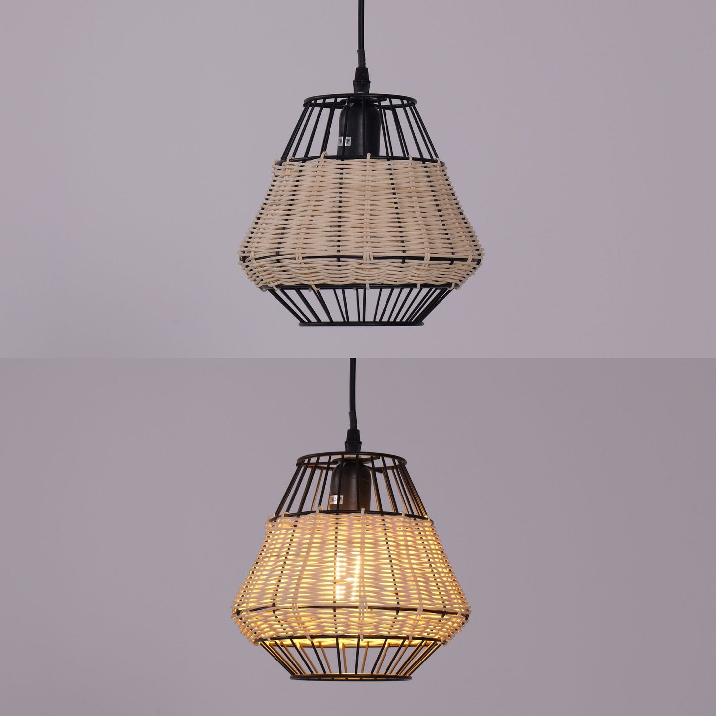 Lightsin Hexagonal Woven Pendant Light for Natural Warmth and Modern Style Lightsin UK 